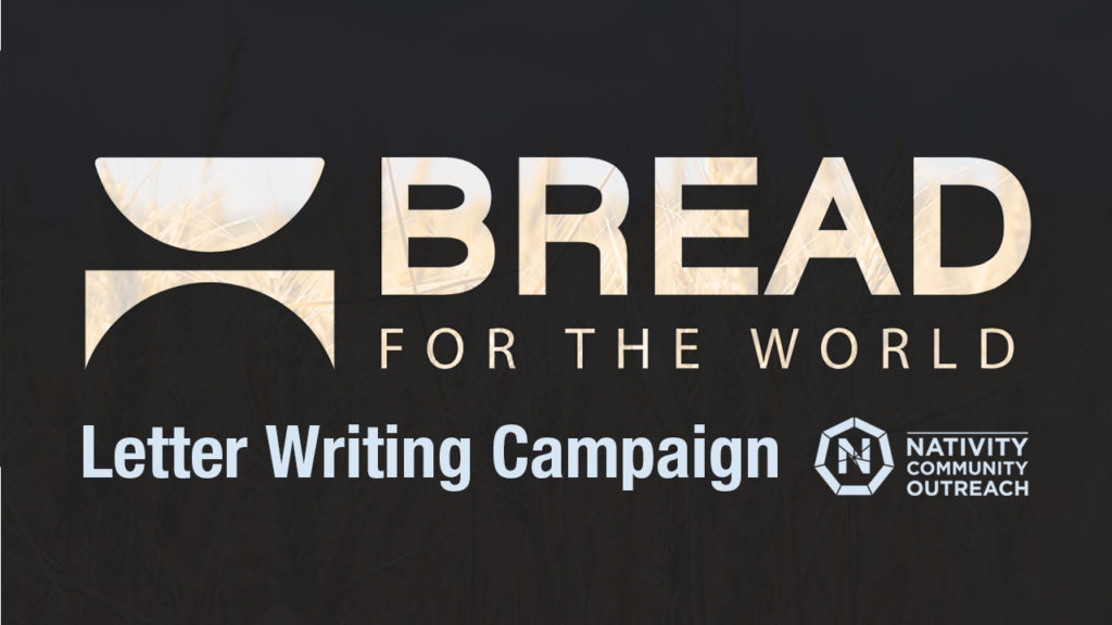 Be Part of the Bread for the World Letter Writing Campaign Nativity