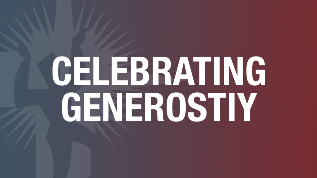 Celebrating Generosity Nativity Lutheran Church